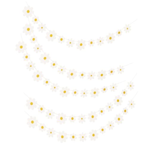 Vaguelly 5 Stück Daisy Latte Art Partydekorationen Für Mädchen Dekorationen Für Partys Girlande Geburtstag Blumen- Gänseblümchen-Banner Topper Junggesellinnenparty Erste Papier Weiß Vaguelly 5 Stück Daisy Latte Art Partydekorationen Für Mädchen Dekorationen Für Partys Girlande Geburtstag Blumen- Gänseblümchen-Banner Topper Junggesellinnenparty Erste Papier Weiß von Vaguelly