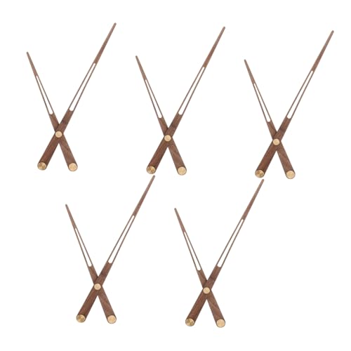Vaguelly 5 Stück Teiliges Geräuscharmer Uhrzeiger aus Massivem Walnussholz und Messing Präzise DIY Uhrzeiger für Wanduhren mit Schaft Langlebig und Bruchfest Vaguelly 5 Stück Teiliges Geräuscharmer Uhrzeiger aus Massivem Walnussholz und Messing Präzise DIY Uhrzeiger für Wanduhren mit Schaft Langlebig und Bruchfest von Vaguelly