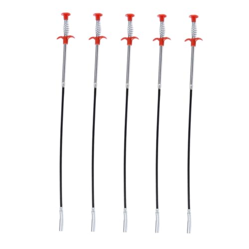 Vaguelly 5 Stück Teiliges Rohrreinigungsset Flexibel Biegbar mit Greifhaken Drainage kralle für Küche Bad Waschbecken Dusche zur Schnellen Entfernung von Haar Schmutzverstopfungen Vaguelly 5 Stück Teiliges Rohrreinigungsset Flexibel Biegbar mit Greifhaken Drainage kralle für Küche Bad Waschbecken Dusche zur Schnellen Entfernung von Haar Schmutzverstopfungen von Vaguelly
