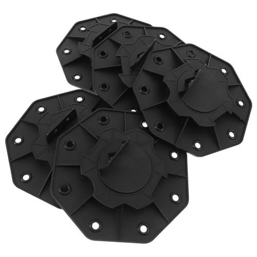 Vaguelly 5 Stück Teiliges Verstellbare Deckstützen Kunststoff Höhenverstellbare Basis für Decks Stabile Unterstützung für Böden und Möbel Vielseitig Einsetzbar Langlebig und Robust von Vaguelly