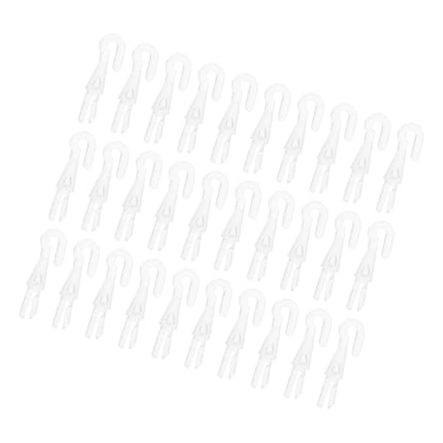 Vaguelly 50 Stück Blind Wand Haken Blind Wand Haken für Vertikale Jalousien Einfache Montage Design Langlebig und Komfortabler Griff für Fensterrollos von Vaguelly