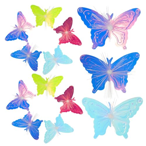 Vaguelly 50 Stück Garten Schmetterling Solarleuchten Bunte LED Wegbeleuchtung Wetterfest Für Außenbereich Terrasse Blumenbeet Weihnachtsdeko Vaguelly 50 Stück Garten Schmetterling Solarleuchten Bunte LED Wegbeleuchtung Wetterfest Für Außenbereich Terrasse Blumenbeet Weihnachtsdeko von Vaguelly
