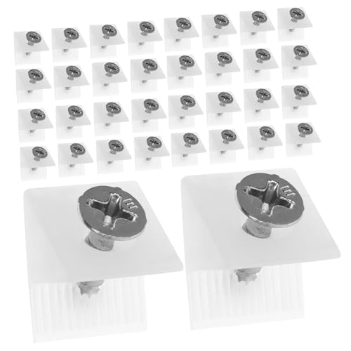 Vaguelly 50 Stück Teiliges Schubladenstützen mit Schrauben Weiße Kunststoffkeile zur Reparatur Hängender Schubladen Stabile Möbelkeile für Regalbodenträger und Schubladenauszüge Einfache Vaguelly 50 Stück Teiliges Schubladenstützen mit Schrauben Weiße Kunststoffkeile zur Reparatur Hängender Schubladen Stabile Möbelkeile für Regalbodenträger und Schubladenauszüge Einfache von Vaguelly