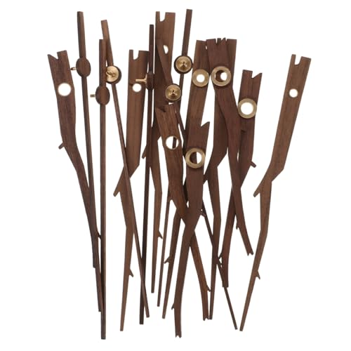 Vaguelly 5Sätze Teiliges Hölzerner Uhrzeiger Walnussholz Ersatz Uhrzeiger für DIY Reparatur Langlebige und Praktische Wanduhrzeiger mit Feiner für Kreative Projekte von Vaguelly