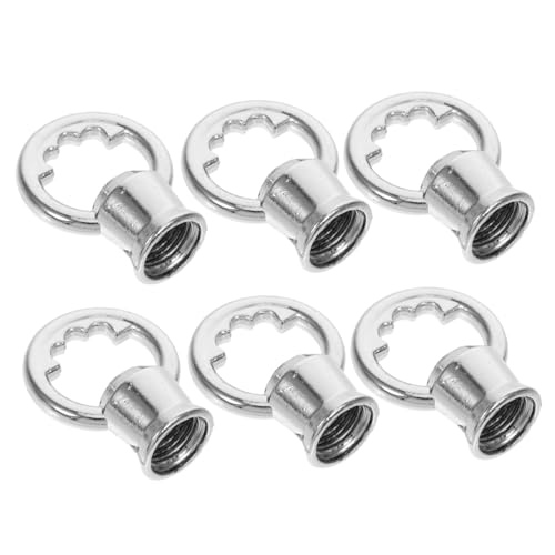 Vaguelly 6 Stück Innengewinde Aufhänge Ringe Metall Stabiler Schraubverschluss für DIY Pendelleuchten und Kronleuchter für Heim und Gastronomiebereich von Vaguelly