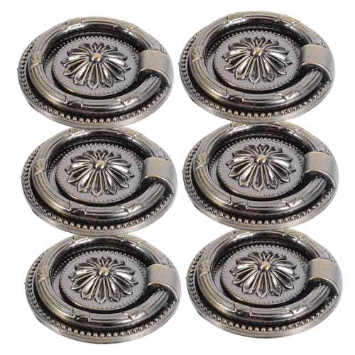 Vaguelly 6 Stück Vintage Schrankgriffe mit Floralem Muster Einzel-loch Runde Möbelknöpfe Europäischer Retro-stil für Kleiderschränke und Küchenschränke Einfache Montage Vielseitig Vaguelly 6 Stück Vintage Schrankgriffe mit Floralem Muster Einzel-loch Runde Möbelknöpfe Europäischer Retro-stil für Kleiderschränke und Küchenschränke Einfache Montage Vielseitig von Vaguelly