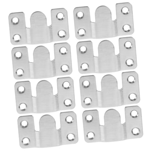 Vaguelly 8 Sätze Teiliges Edelstahl Wandhalterung Unsichtbar Schwerlast Wandhaken für Bilderrahmen Bettrahmen Halter Küchenschrank Regalbefestigung Multifunktional Vaguelly 8 Sätze Teiliges Edelstahl Wandhalterung Unsichtbar Schwerlast Wandhaken für Bilderrahmen Bettrahmen Halter Küchenschrank Regalbefestigung Multifunktional von Vaguelly