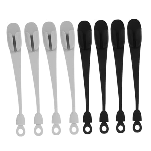 Vaguelly 8 Stück Teiliges Kabelorganizer Küchengeräte Multifunktionale Kabelaufwicklung mit Knopfverschluss Flexible Wiederverwendbare Kabelhalter in Schwarz und Weiß für Airfryer Toaster von Vaguelly