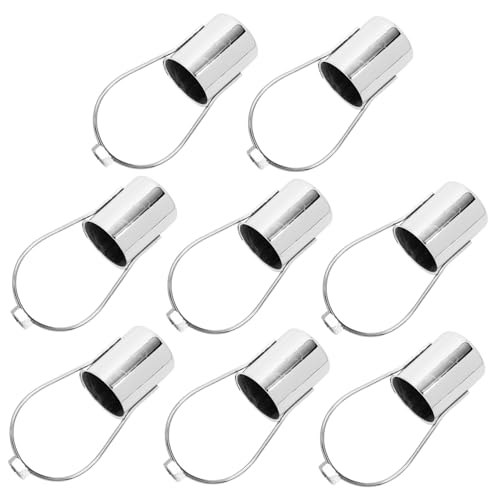Vaguelly 8 Stück Teiliges Lampenfassung aus Stabilem Eisen DIY Lampenhalter für Hängeleuchten und Deckenleuchten Kompatibel Langlebig und Dekorativ für Individuelle Lampenschirmgestaltung von Vaguelly