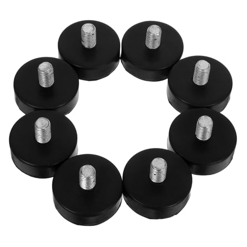 Vaguelly 8 Stück Teiliges Möbel-nivellierfüße mit Schraubgewinde Verstellbare Gummi-dämpferpads Stoßabsorbierende Möbel-füße für Tische Stühle Schränke und Maschinen Vaguelly 8 Stück Teiliges Möbel-nivellierfüße mit Schraubgewinde Verstellbare Gummi-dämpferpads Stoßabsorbierende Möbel-füße für Tische Stühle Schränke und Maschinen von Vaguelly