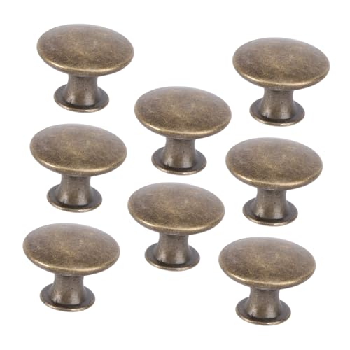 Vaguelly 8 Stück Teiliges Runde Möbelgriffe Bronze Vintage Schubladengriffe mit Einzelbefestigung Einfache Montage Geeignet für Schränke Kommoden Küchenschränke und Wohnmöbel Vaguelly 8 Stück Teiliges Runde Möbelgriffe Bronze Vintage Schubladengriffe mit Einzelbefestigung Einfache Montage Geeignet für Schränke Kommoden Küchenschränke und Wohnmöbel von Vaguelly