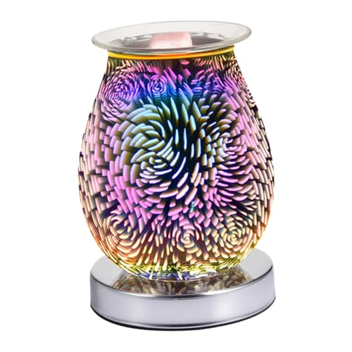 Vaguelly Glas Aromatherapie Duftlampe Mit Touch-Funktion Elegantes Nachtlicht Für Beruhigende Atmosphäre Geeignet Für Wohnräume Yoga Und Meditation von Vaguelly