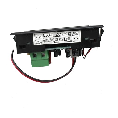 Vaguelly Ac LCD Digitalanzeige Spannungs und Strommessgerät Präziser Voltmeter Ammeter für Einfache Anwendung und Überwachung von Geräten Vaguelly Ac LCD Digitalanzeige Spannungs und Strommessgerät Präziser Voltmeter Ammeter für Einfache Anwendung und Überwachung von Geräten von Vaguelly
