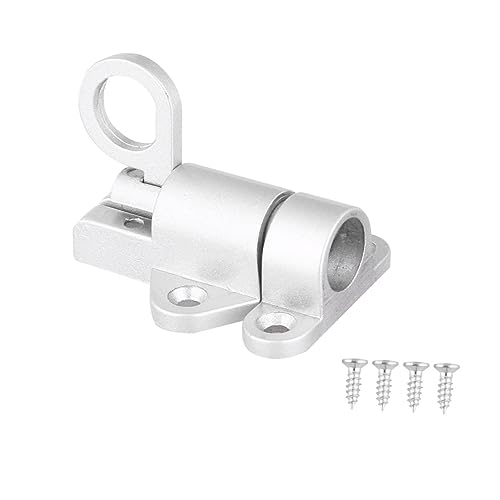 Vaguelly Aluminiumschloss mit Federmechanismus Selbstschließend Automatischer Tür und Fensterbeschlag Silber Sicherheitslösung für Tore Fenster und Türen Installieren und Langlebig Vaguelly Aluminiumschloss mit Federmechanismus Selbstschließend Automatischer Tür und Fensterbeschlag Silber Sicherheitslösung für Tore Fenster und Türen Installieren und Langlebig von Vaguelly