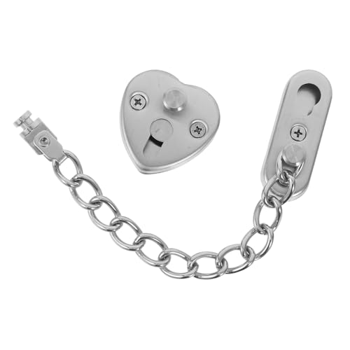Vaguelly Anti-theft Door Chain Lock Herz-design Edelstahl Sicherheitskette ohne Bohren Verstellbarer Riegel für Zuhause Hotel Schutz Innentüren Vaguelly Anti-theft Door Chain Lock Herz-design Edelstahl Sicherheitskette ohne Bohren Verstellbarer Riegel für Zuhause Hotel Schutz Innentüren von Vaguelly