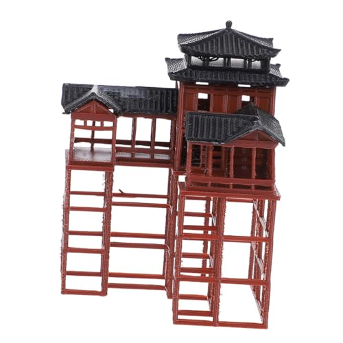 Vaguelly Antikes Baustudienmodell Pagodengartenstatue Miniatur Japanischer Gartenpavillon Mini-asiatische Gartenaccessoires Mini-pavillon-Statue Mini-pavillon-Ornament Brown Pp Vaguelly Antikes Baustudienmodell Pagodengartenstatue Miniatur Japanischer Gartenpavillon Mini-asiatische Gartenaccessoires Mini-pavillon-Statue Mini-pavillon-Ornament Brown Pp von Vaguelly