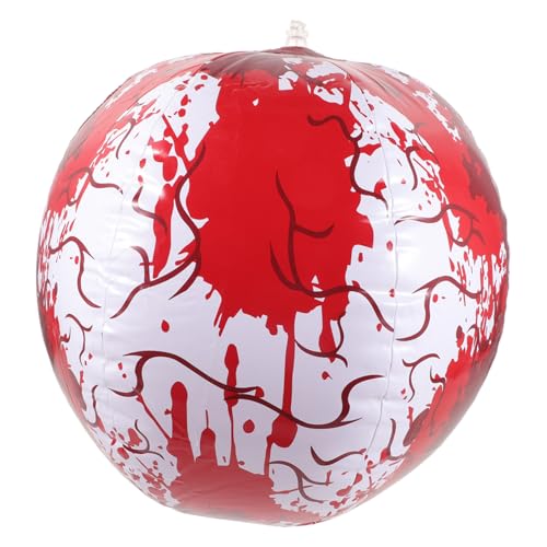 Vaguelly Aufblasbarer LED Augenball für Halloween Dekoration PVC Deko für Garten und Partys Wiederverwendbar Sorgt für Festliche bei Nacht von Vaguelly