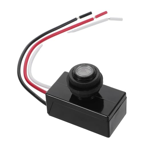 Vaguelly Automatischer Dämmerungsschalter für Außenbeleuchtung Wetterfester Dc Fotoelektrischer Lichtsensor für Straßen Gartenlampen mit Überlastschutz und Hoher Empfindlichkeit von Vaguelly