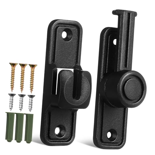 Vaguelly Barn Door Latch Flip Türschloss für Wetterfest und Robust für Verschiedene Türkonfigurationen und Einfach zu Bedienen von Vaguelly
