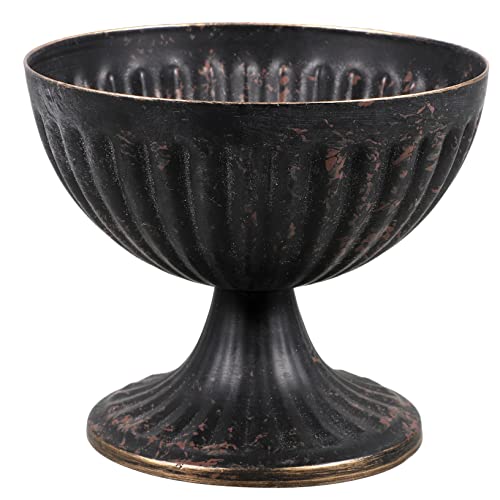 Vaguelly Dekorative Metallvase Im Vintage-Stil Für Blumen Und Pflanzen Rustikaler Blumenkübel Aus Eisen Für Hochzeits Tischdeko Mehrzweck Blumentopf in Schwarz Für Frische Und Getrocknete a Vaguelly Dekorative Metallvase Im Vintage-Stil Für Blumen Und Pflanzen Rustikaler Blumenkübel Aus Eisen Für Hochzeits Tischdeko Mehrzweck Blumentopf in Schwarz Für Frische Und Getrocknete a von Vaguelly