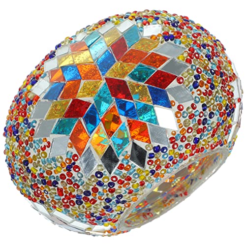 Vaguelly Buntglas Lampenschirm Ersatz Lampenabdeckung für Tischlampe Mosaik Design Mediterraner Stil Einfache Montage und Langlebig für Nachttisch Wandlampe Vaguelly Buntglas Lampenschirm Ersatz Lampenabdeckung für Tischlampe Mosaik Design Mediterraner Stil Einfache Montage und Langlebig für Nachttisch Wandlampe von Vaguelly