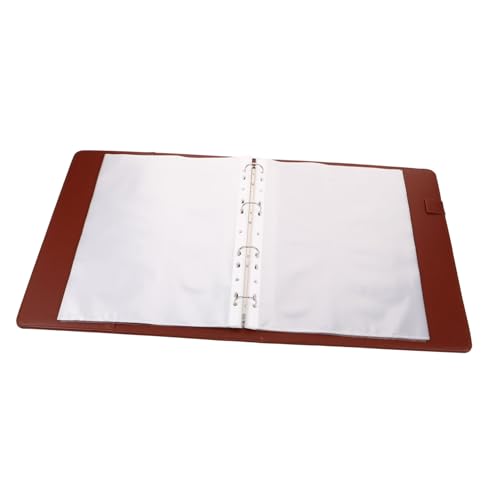 Vaguelly Chornotenhalter Notenordner Für Orchester Vintage Ordner Notenordner Mit Kunststoffhüllen Professioneller Chornotenordner Elegantes Design A4 Braun von Vaguelly