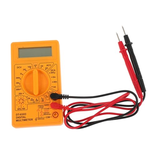 Vaguelly Digitales Multimeter Präzisions Volt und Ampere Messgerät für Ac Dc für Heim Auto und Industrie Robuste Konstruktion mit Durchgangstest Funktion Vaguelly Digitales Multimeter Präzisions Volt und Ampere Messgerät für Ac Dc für Heim Auto und Industrie Robuste Konstruktion mit Durchgangstest Funktion von Vaguelly