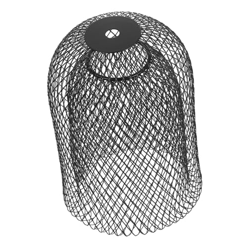 Vaguelly Doppelter Eisendraht Lampenschirm im Vintage-Industrie-Stil Robustes Metallgitter für Hängeleuchten Dekorative Lampenschirme für Bar und Wohnzimmer Dunkles Metallnetz Langlebig und Vaguelly Doppelter Eisendraht Lampenschirm im Vintage-Industrie-Stil Robustes Metallgitter für Hängeleuchten Dekorative Lampenschirme für Bar und Wohnzimmer Dunkles Metallnetz Langlebig und von Vaguelly