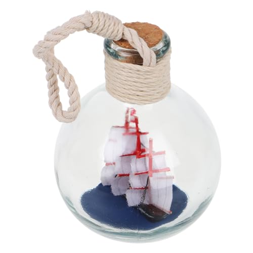 Vaguelly Driftflaschen-Ornamente Wird in Einer Flasche Geliefert Piratenschiff in Einer Flasche Treibflasche Wunschflasche Mini-segelboot- Nautische Wandbehangverzierung Glas Vaguelly Driftflaschen-Ornamente Wird in Einer Flasche Geliefert Piratenschiff in Einer Flasche Treibflasche Wunschflasche Mini-segelboot- Nautische Wandbehangverzierung Glas von Vaguelly