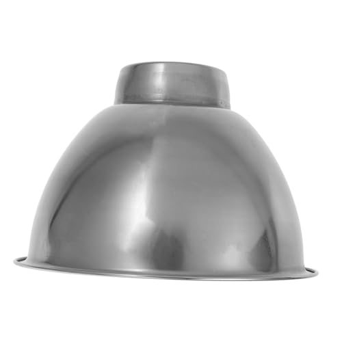 Vaguelly Edelstahl Lampenschirm Schutzschirm Rund für Straßenlaternen Notbeleuchtung Flur Deckenleuchte Robust Langlebig Einfache Montage von Vaguelly