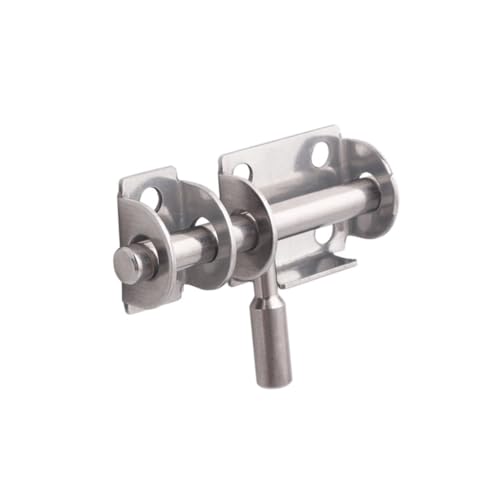 Vaguelly Edelstahl Türbolzen Sicherheitsriegel Rostfrei Verstärkt Anti diebstahl Schloss für Schlafzimmer Fenster Türsicherung Robust Langlebig von Vaguelly