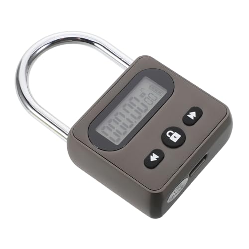 Vaguelly Elektronisches Zeitschloss mit LCD Display Wiederaufladbares Timer Vorhängeschloss Langlebigem für Studenten Haushalt und Effizientes Zeitmanagement Neueste Nickelversion Vaguelly Elektronisches Zeitschloss mit LCD Display Wiederaufladbares Timer Vorhängeschloss Langlebigem für Studenten Haushalt und Effizientes Zeitmanagement Neueste Nickelversion von Vaguelly