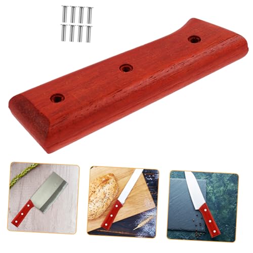 Vaguelly Ersatzgriff Echtem Holz für Küchenmesser Ergonomischer Rutschfester Cutter Griff mit Bruchfester Konstruktion Leicht Kompakt und Einfach zu Montieren für Messerreparatur und DIY von Vaguelly