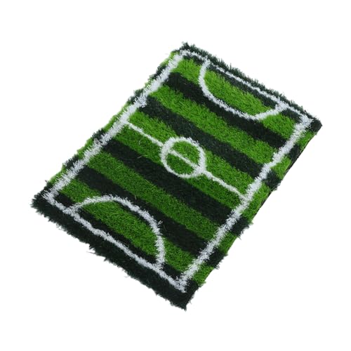 Vaguelly Fußballteppich Für Teppich Gefälschter Grasteppich Kindermatten Zum Grasteppich Innen Grasmatte Für Haustiere Schlafzimmer Teppich Fußballteppich Gummi von Vaguelly