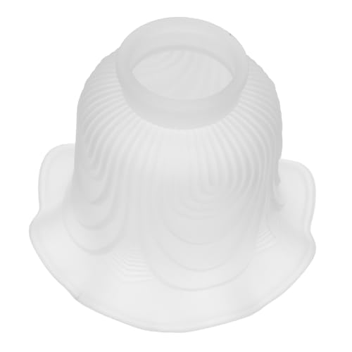 Vaguelly Glas Lampenschirm Weiß Blumenform Modernes Design Robuster Glaslampenschirm Mit Umgekehrtem Öffnungsstil Für Wohnzimmer Esszimmer Lochdurchmesser Vaguelly Glas Lampenschirm Weiß Blumenform Modernes Design Robuster Glaslampenschirm Mit Umgekehrtem Öffnungsstil Für Wohnzimmer Esszimmer Lochdurchmesser von Vaguelly