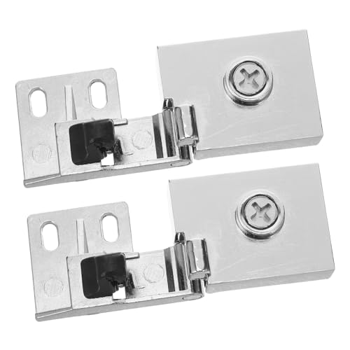 Vaguelly Glas-scharnier für Duschtüren Metallverstärkter Glas-klemmverschluss mit Eckschutz Bohrfreie Installation Geräuschlos Hohe Tragfähigkeit Geeignet für Glasvitrinen Schmuck Vaguelly Glas-scharnier für Duschtüren Metallverstärkter Glas-klemmverschluss mit Eckschutz Bohrfreie Installation Geräuschlos Hohe Tragfähigkeit Geeignet für Glasvitrinen Schmuck von Vaguelly