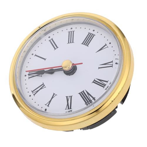 Vaguelly Goldrand Uhrwerk Einsatz mit Römischen Zahlen Retro Quarz Uhrwerk für DIY Reparatur Ironartiges Design Geeignet für Wohn Bürodekoration Vaguelly Goldrand Uhrwerk Einsatz mit Römischen Zahlen Retro Quarz Uhrwerk für DIY Reparatur Ironartiges Design Geeignet für Wohn Bürodekoration von Vaguelly