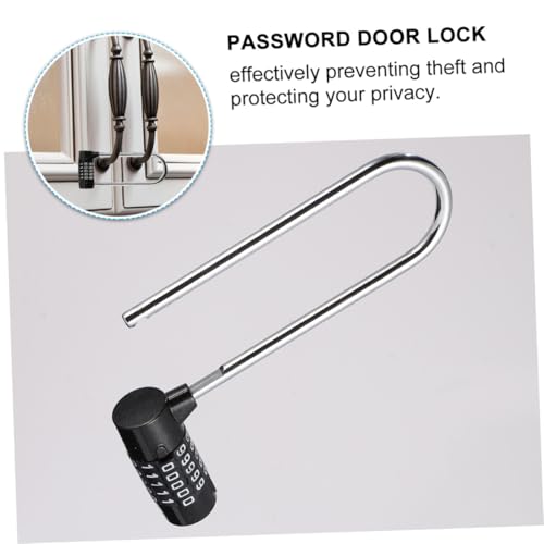Vaguelly Großes U-förmiges Zahlenschloss aus Metall Stelligem Code Robust und Langlebig für Türgriffe und Schränke Sicheres Passwortschloss zum Schutz von Privatsphäre und Eigentum Vaguelly Großes U-förmiges Zahlenschloss aus Metall Stelligem Code Robust und Langlebig für Türgriffe und Schränke Sicheres Passwortschloss zum Schutz von Privatsphäre und Eigentum von Vaguelly