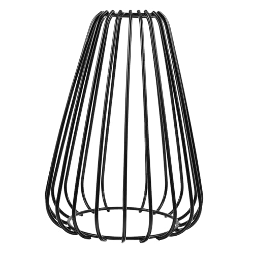 Vaguelly Hängelampe Metall Lampenschirm Tropfenform Ausgefallen Dekorativer Lampenschirm Robustes Eisen Draht Design Einfach zu Montieren Geeignet für Wohnzimmer Bar Küche und Restaurant von Vaguelly