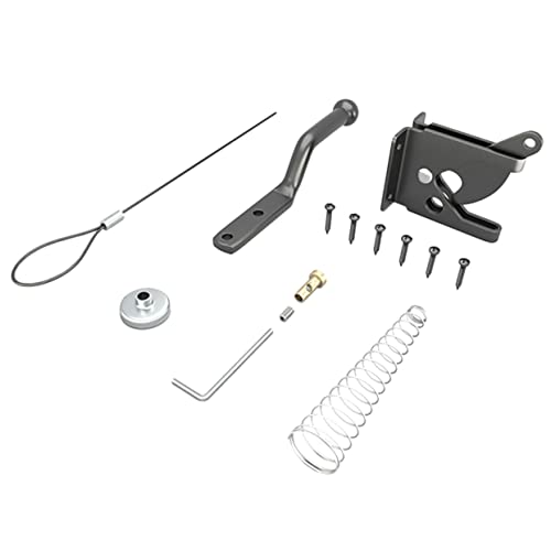 Vaguelly Heavy Duty Gartentor Riegel mit Selbstsicherndem Schwerkrafthebel Wetterfester Türschloss für Metalltore Verstärkter Schrauben für Scheunentore Pool und Zaunsicherheit von Vaguelly