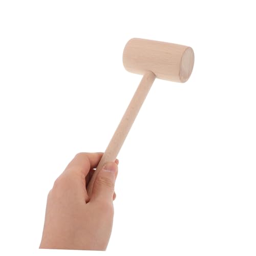 Vaguelly Holzhammer Mallet aus Buchenholz für DIY Lederarbeiten und Holzschnitzerei Ergonomischer Griff Vielseitiges Werkzeug für Handwerk und Bastelbedarf Mittlere von Vaguelly