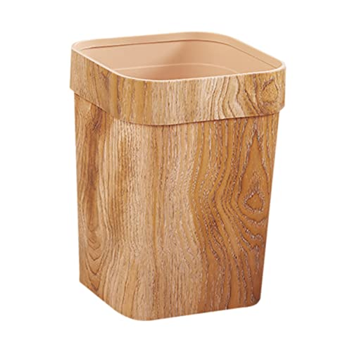 Vaguelly Rustikaler Mülleimer Miniatur-mülleimer Für Badezimmer Küche Aufbewahrungskorb Kleiner Mülleimer Kunststoff Holzmaserungsimitat Abfalleimer Vaguelly Rustikaler Mülleimer Miniatur-mülleimer Für Badezimmer Küche Aufbewahrungskorb Kleiner Mülleimer Kunststoff Holzmaserungsimitat Abfalleimer von Vaguelly