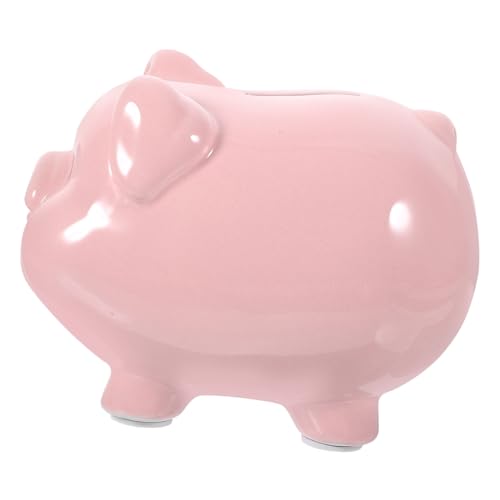 Vaguelly Keramik Spardose Kleines Sparschwein Tischdekoration Desktop Ornament Piggy Bank für Sparen und Organisieren von Münzen und Scheinen Vaguelly Keramik Spardose Kleines Sparschwein Tischdekoration Desktop Ornament Piggy Bank für Sparen und Organisieren von Münzen und Scheinen von Vaguelly