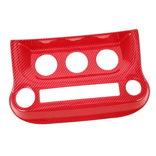 Vaguelly Klimaanlage Schalterpanel Abdeckung Rot Carbon Finish Installieren Kompatibel mit Jeep Modellen Schützt Originalpanel und Verleiht Stil Vaguelly Klimaanlage Schalterpanel Abdeckung Rot Carbon Finish Installieren Kompatibel mit Jeep Modellen Schützt Originalpanel und Verleiht Stil von Vaguelly