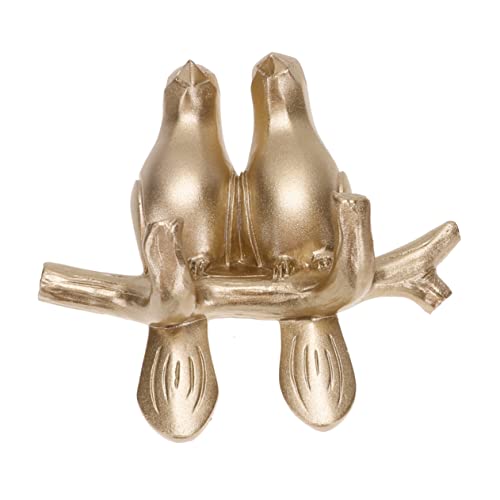 Vaguelly Kreative Vogelhaken aus Harz Selbstklebende Wandhaken für Handtücher Mäntel und Dekoration Gold für Badezimmer Küche und Wohnzimmer kein Bohren Erforderlich Vaguelly Kreative Vogelhaken aus Harz Selbstklebende Wandhaken für Handtücher Mäntel und Dekoration Gold für Badezimmer Küche und Wohnzimmer kein Bohren Erforderlich von Vaguelly