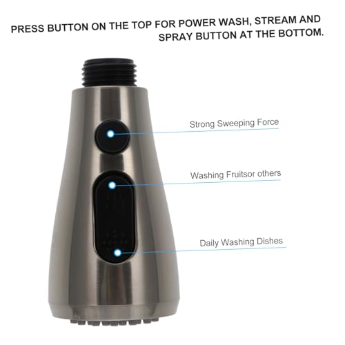 Vaguelly Küchenarmatur Sprühkopf Ersatz aus Korrosionsbeständigem Abs Ausziehbarer Wasserhahn Brausekopf Kompatibel mit Schlauch Langlebiger Duschkopf für Spüle Austausch Vaguelly Küchenarmatur Sprühkopf Ersatz aus Korrosionsbeständigem Abs Ausziehbarer Wasserhahn Brausekopf Kompatibel mit Schlauch Langlebiger Duschkopf für Spüle Austausch von Vaguelly