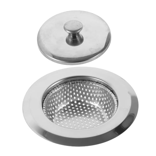 Vaguelly Küchenspülenfilter mit Deckel Abflussfilter für Haar und Speisereste Robust und Langlebig Installieren für Küchenspüle von Vaguelly