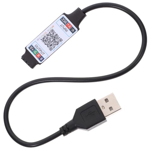 Vaguelly LED Lichtcontroller Kabelloser Rgb Controller für USB LED Streifen Steuerung für Beleuchtung Schlafzimmer und Wohnzimmer von Vaguelly