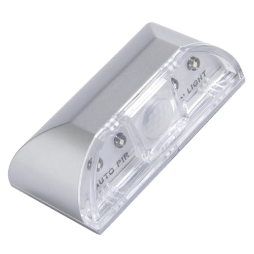 Vaguelly LED Schlüssellochlampe mit Pir Bewegungsmelder Batteriebetrieben Automatische Sensorleuchte für Haustür Treppenhaus Küche und Schrank Silberfarben Kabellose Türschlossbeleuchtung Vaguelly LED Schlüssellochlampe mit Pir Bewegungsmelder Batteriebetrieben Automatische Sensorleuchte für Haustür Treppenhaus Küche und Schrank Silberfarben Kabellose Türschlossbeleuchtung von Vaguelly