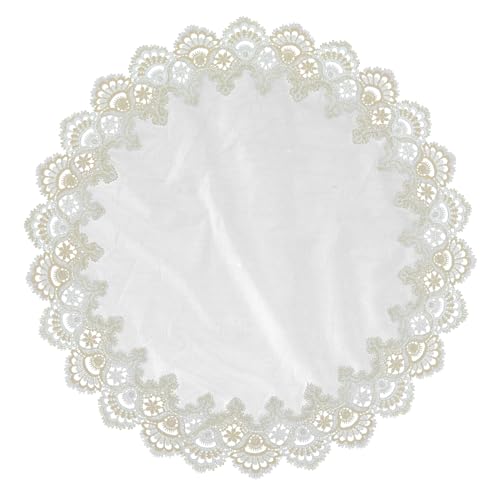 Vaguelly Lace Lampshade Cover Rund Staubschutz aus Hochwertigem Flexiblem Material Langlebig und Einfach zu Verwenden Eleganter Spitzenstoff für Tischlampe Schlafzimmer und Zufällige Farbe Vaguelly Lace Lampshade Cover Rund Staubschutz aus Hochwertigem Flexiblem Material Langlebig und Einfach zu Verwenden Eleganter Spitzenstoff für Tischlampe Schlafzimmer und Zufällige Farbe von Vaguelly